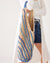 MerSea - Carly Crochet Boho Bag - Natural-Blue Hue Stripe
