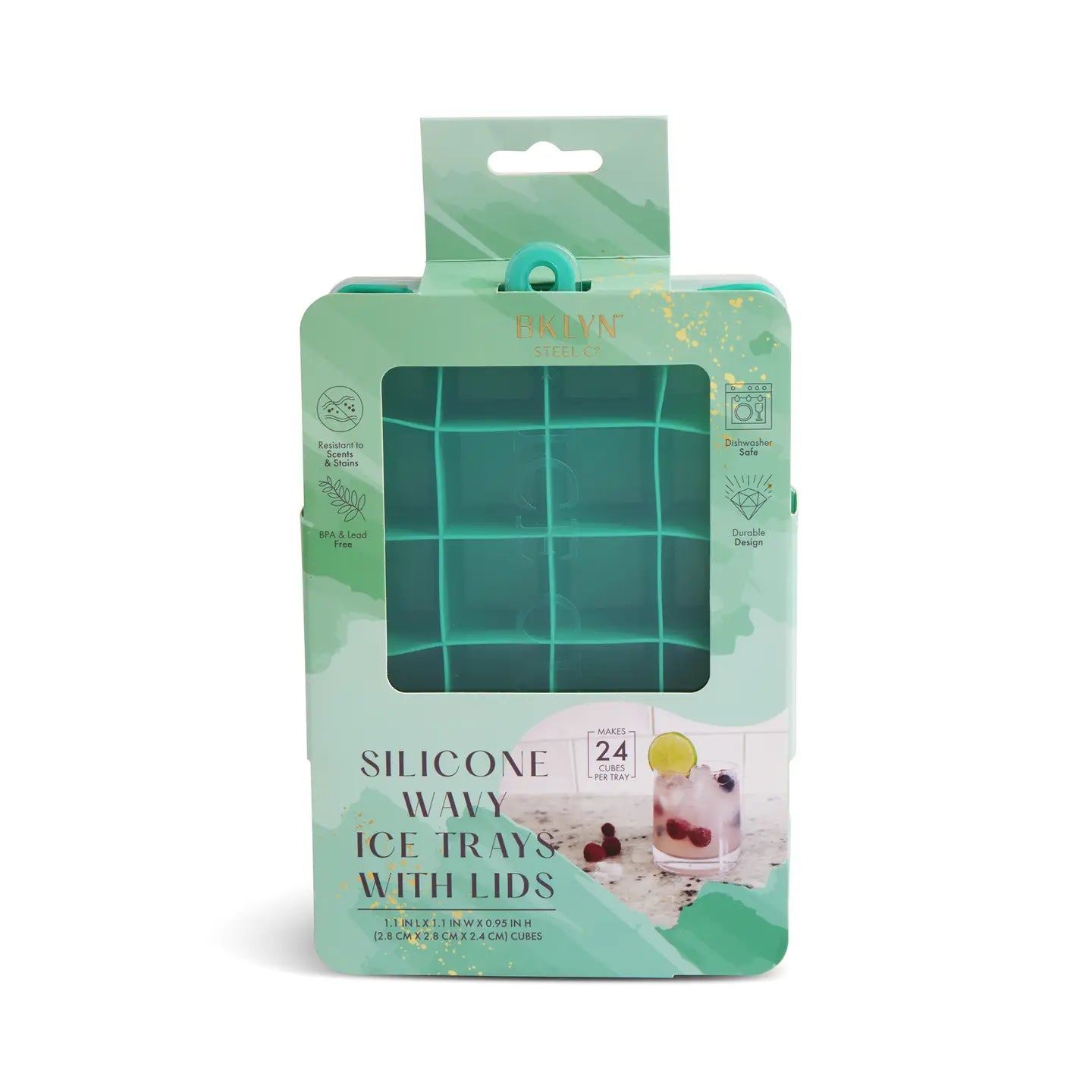 Set of 2 Wavy Ice Mold - Mermaid Melody