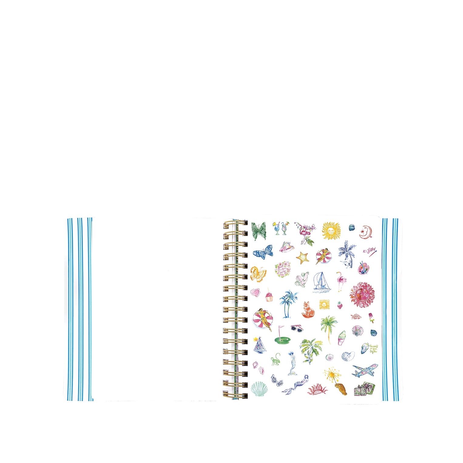 Lilly Pulitzer - 17 Month Soft Cover Agenda, Shell Shine
