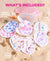 The Original MakeUp Eraser - Seashells 7-Day Set & Seashell Case | Mermaid Beach Glam
