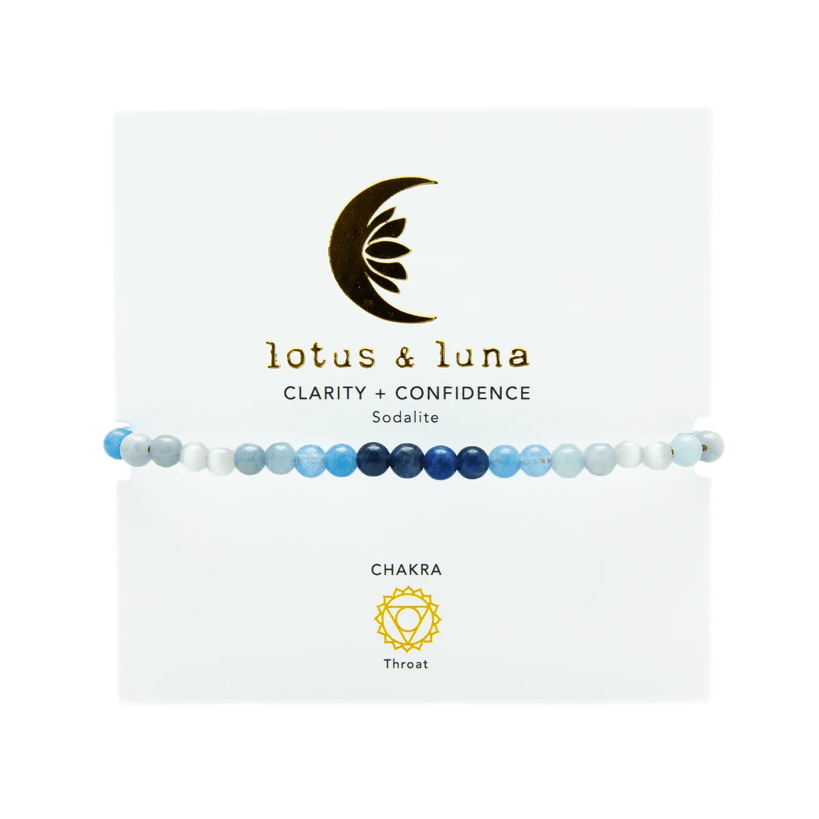Lotus and Luna - Clarity + Confidence 4mm Healing Bracelet (Add-On)