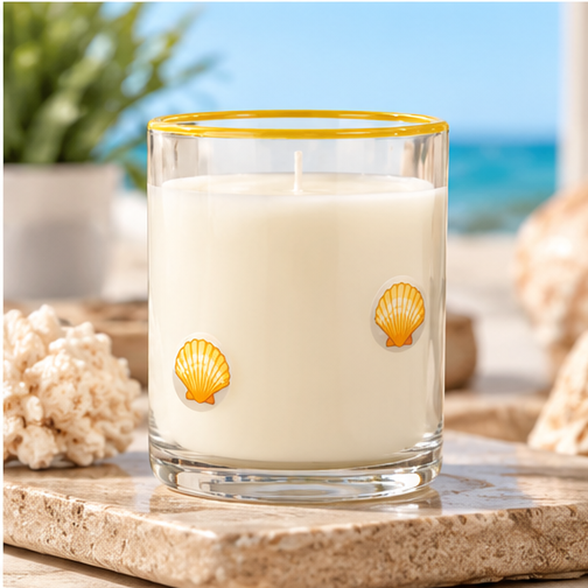 Soi Candles - Scallop Shells Azure Tides Icon 12oz Candle