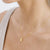 Coast + Cove - Gold Scallop Necklace (Add-On)