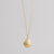 Coast + Cove - Gold Scallop Necklace (Add-On)
