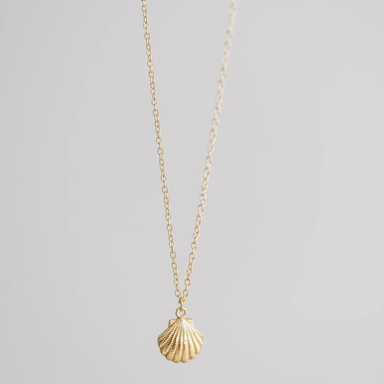 Coast + Cove - Gold Scallop Necklace (Add-On)