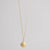 Coast + Cove - Gold Scallop Necklace (Add-On)