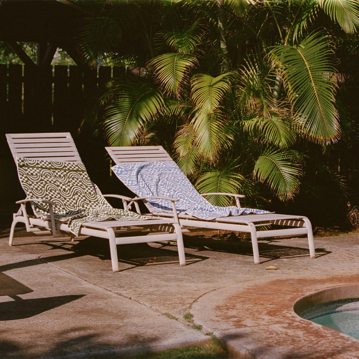 Coco Rainbow Woven Towel | Coco Ho x Slowtide - Olive