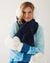 MerSea - Cozy Cabin Faux Fur Scarf - Oxford Blue (Add-On)