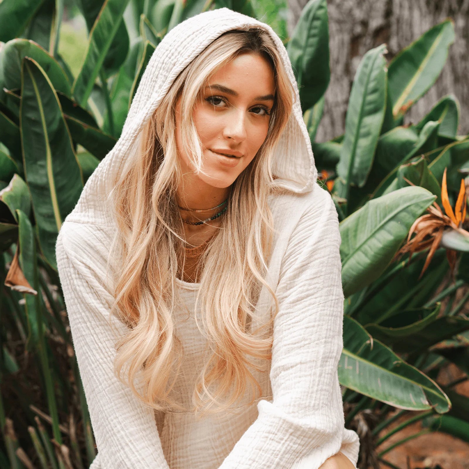 Lotus & Luna - Cream Baja Pullover (Add-On)