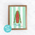 25 Sweetpeas - Swell Surfboard Christmas Card Set - Box Set of 6