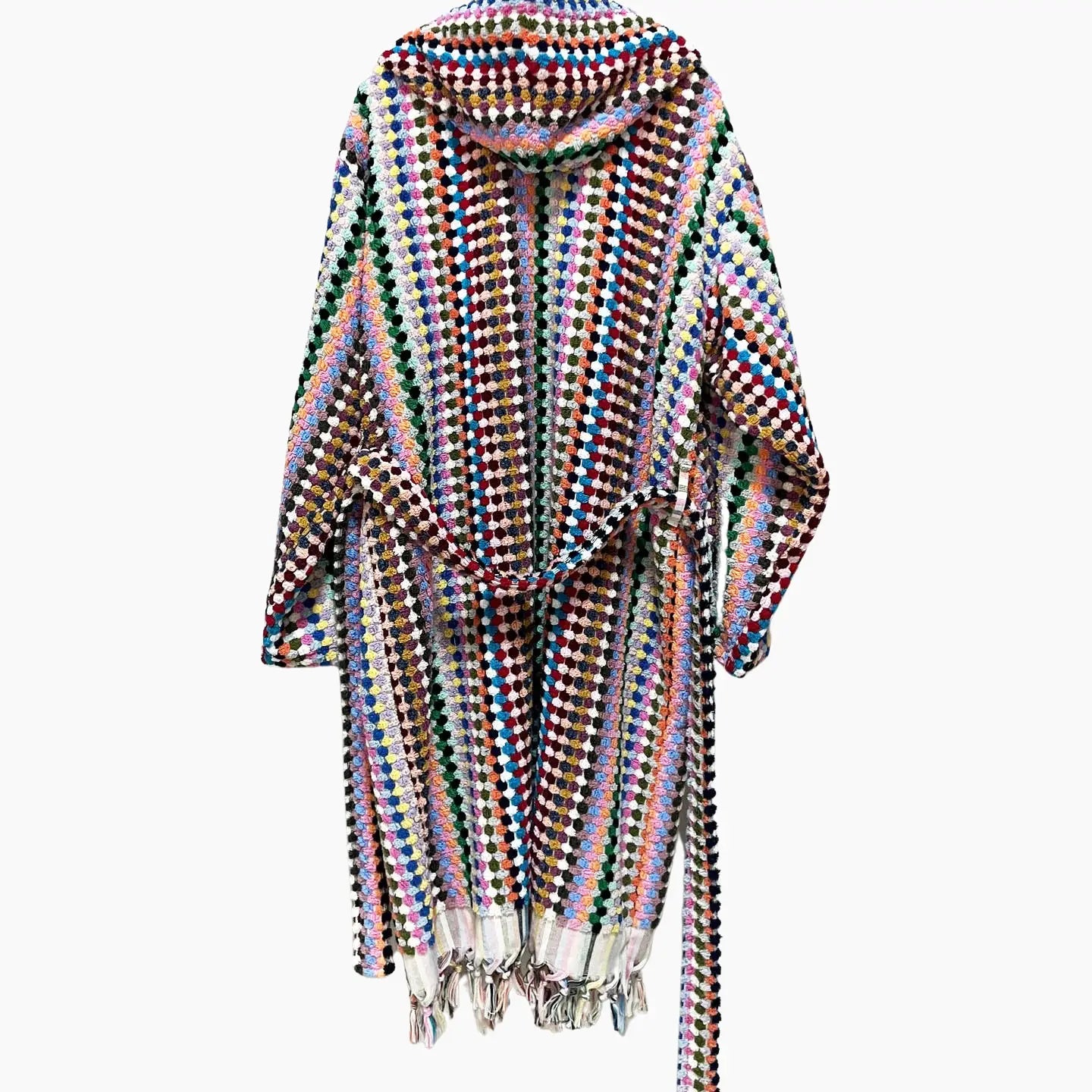 Kikoya - Pom Pom Bathrobe - Multi (Add-On)