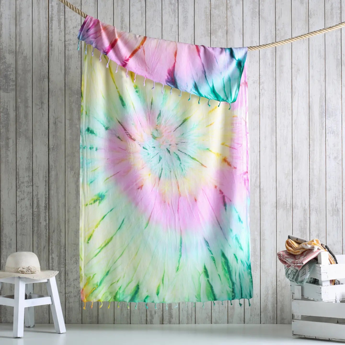 Kikoya - Tie Dye Turkish Beach Towel (Add-On)