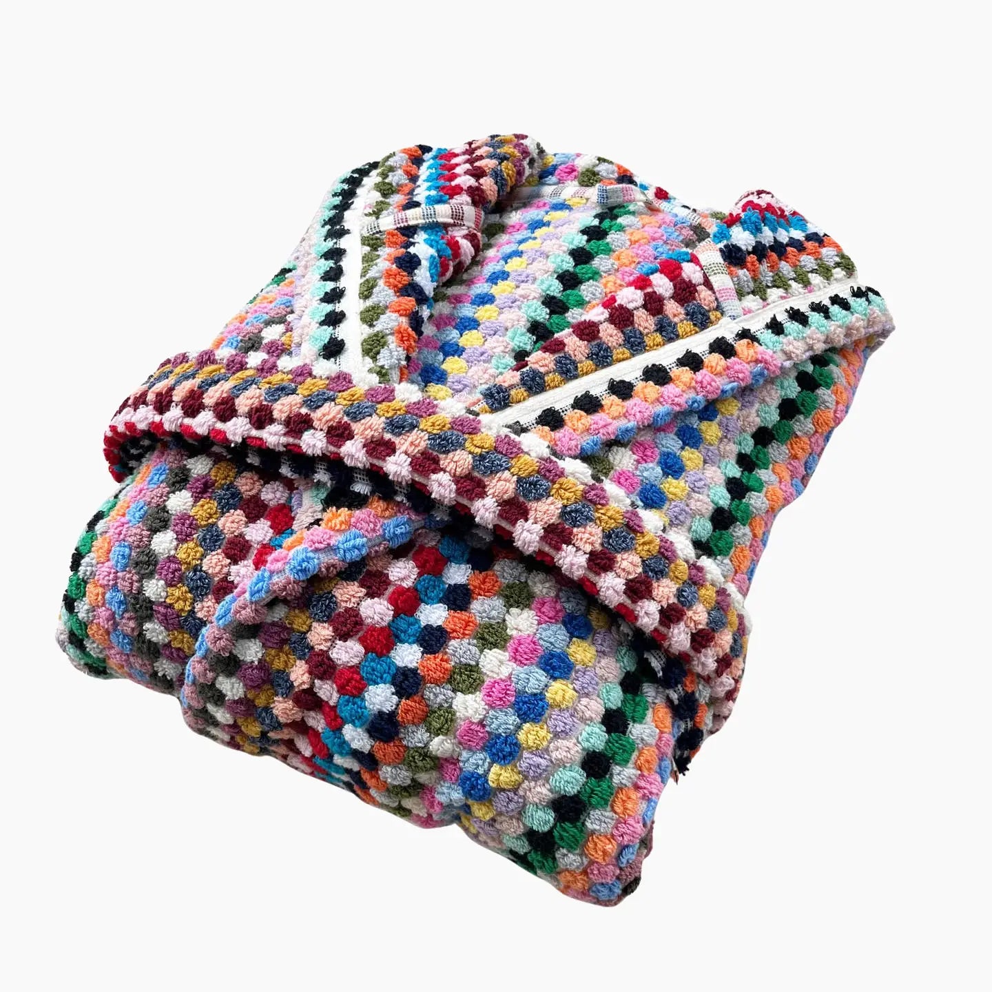 Kikoya - Pom Pom Bathrobe - Multi (Add-On)