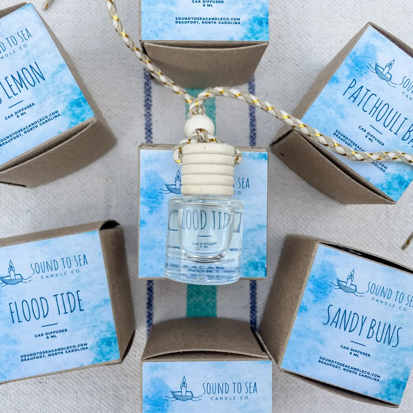 Adrift Candle Co. - Beach Linen Car Diffuser/Freshener