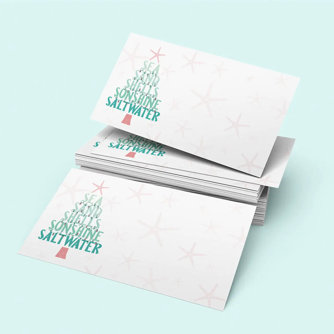 Sunshine + Saltwater - Beachy Christmas Itty-Bitty Card Pack (Add-On)