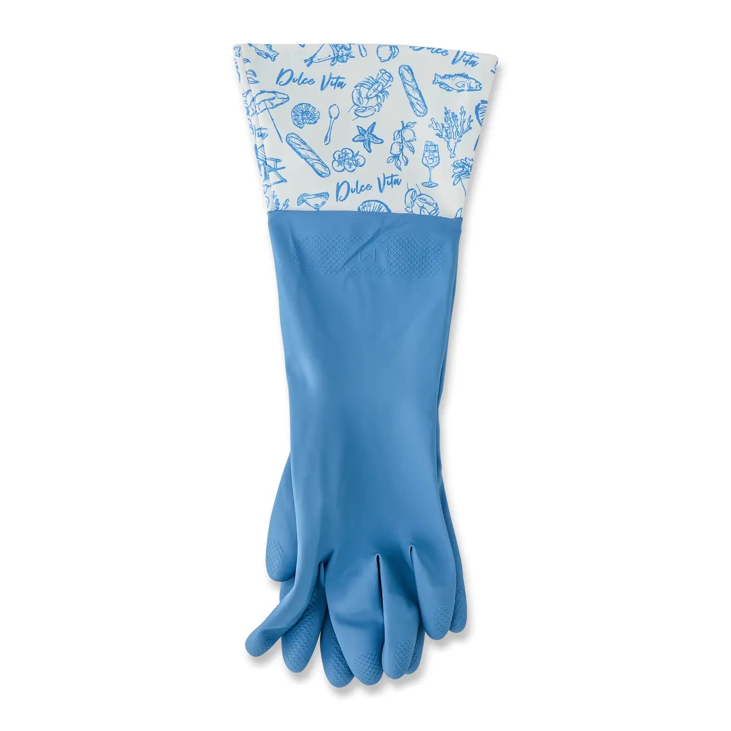 Fashion Latex Dish Gloves - Blue/Dolce Vita