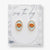 Coquette Bow Studs Coral Shell Clay Stud