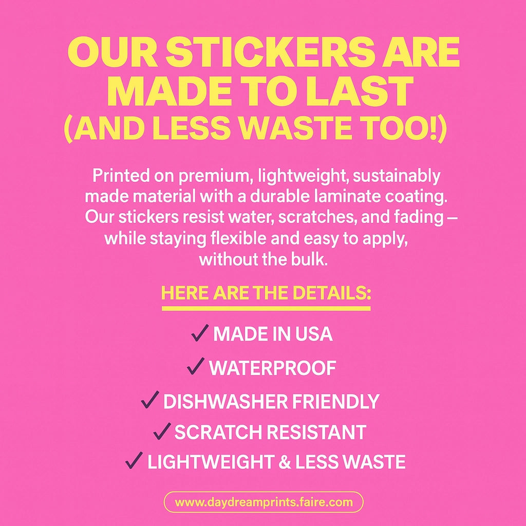Daydream Prints - No Bad Waves Sticker