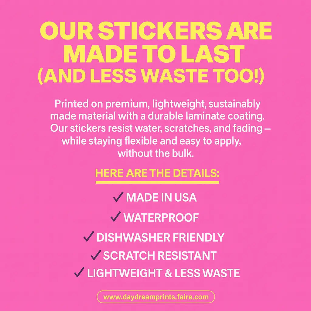 Daydream Prints - Mermaid At Heart Sticker | Coastal Beach Vinyl Sticker