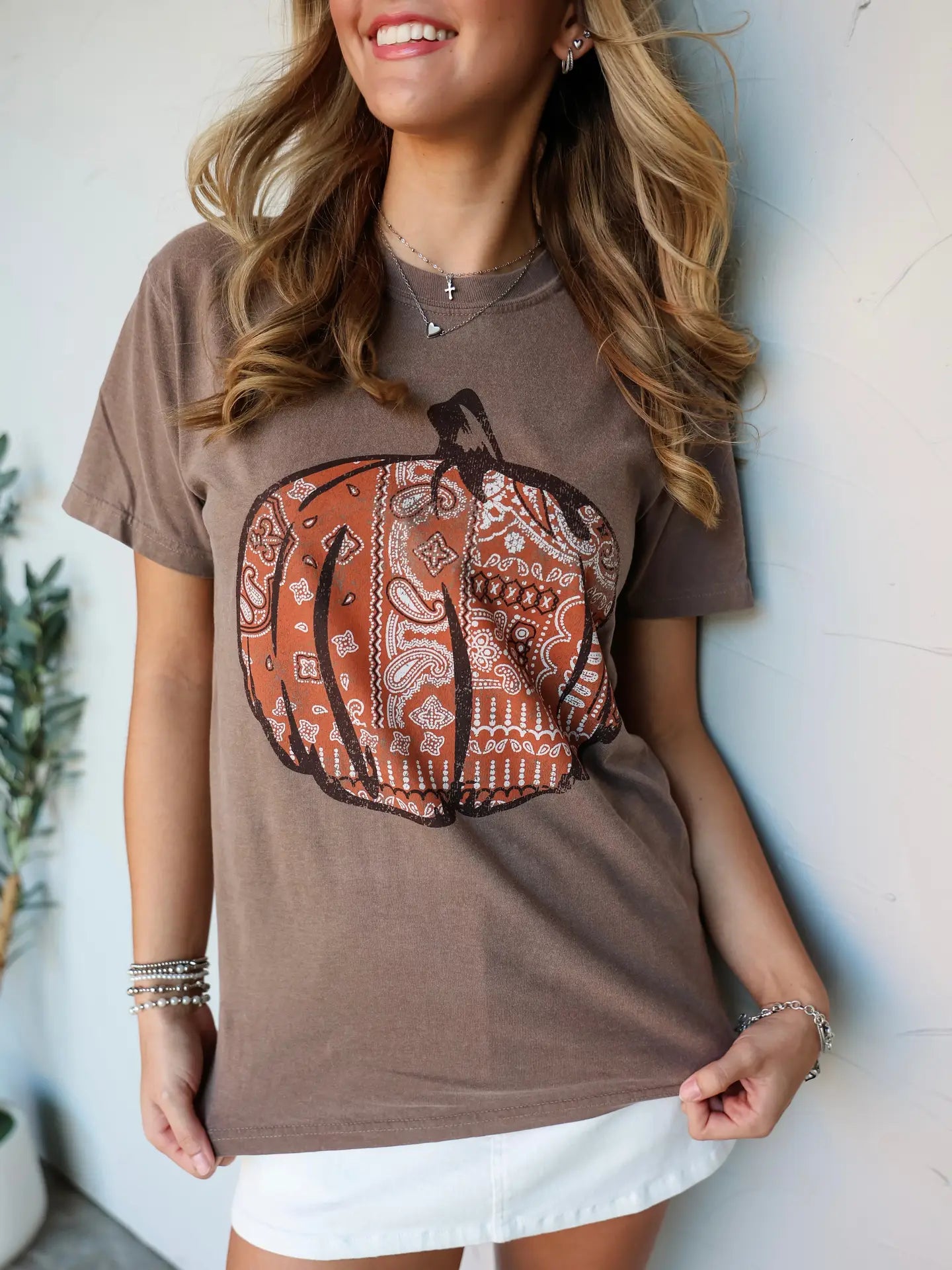 Pierce + Pine - Bandana Pumpkin Tee