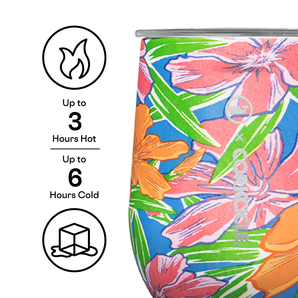 Corkcicle - Stemless - 12oz Vineyard Vines Oleander (Add-On)