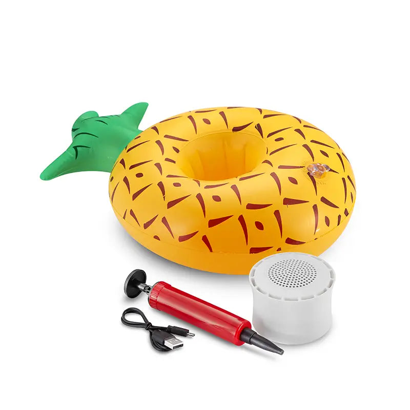Phunkee Tree  - Floatie Bluetooth Speaker & Koozie - Pineapple