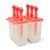 6pc Premium Strawberry Ice Pop Mold - Py Glitter