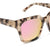 Diff Eyewear - Ariana Sunglasses - Cream Tortoise Pink Mirror