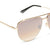 Diff Eyewear - August - Gold Taupe Rose Mirror Sunglasses (Add-On)