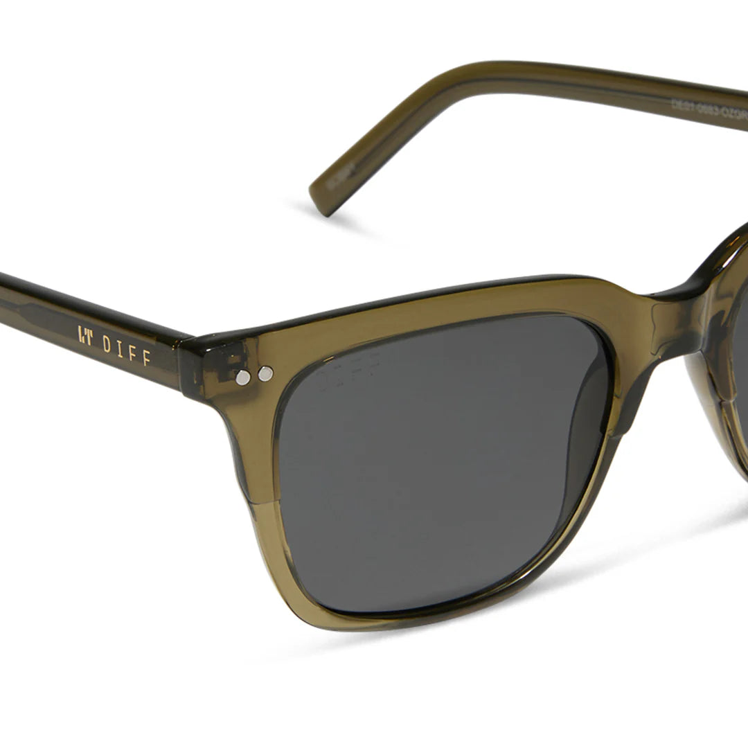 Diff Eyewear - Bobby Sunglasses - Milky Olive Grey