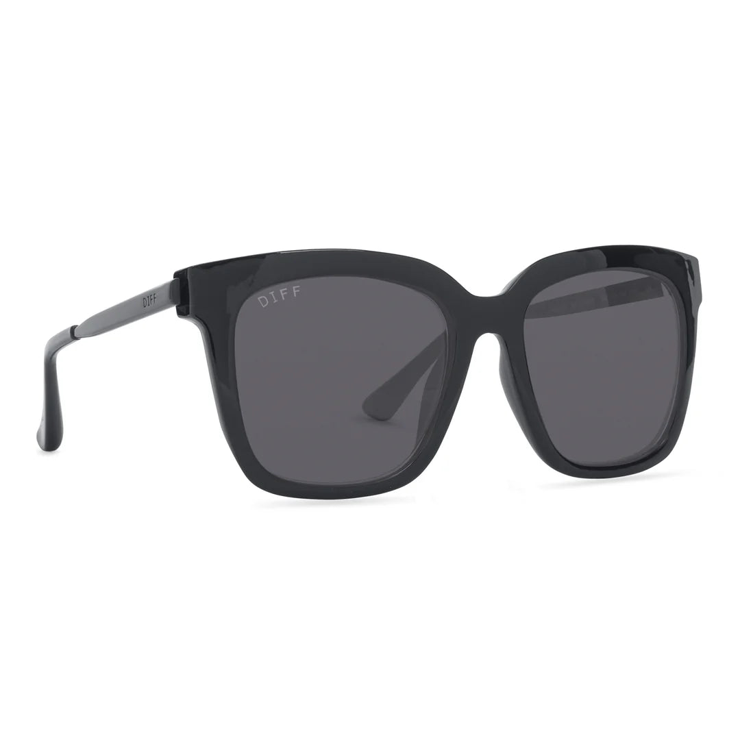 Diff Eyewear - Hailey Sunglasses - Black Grey