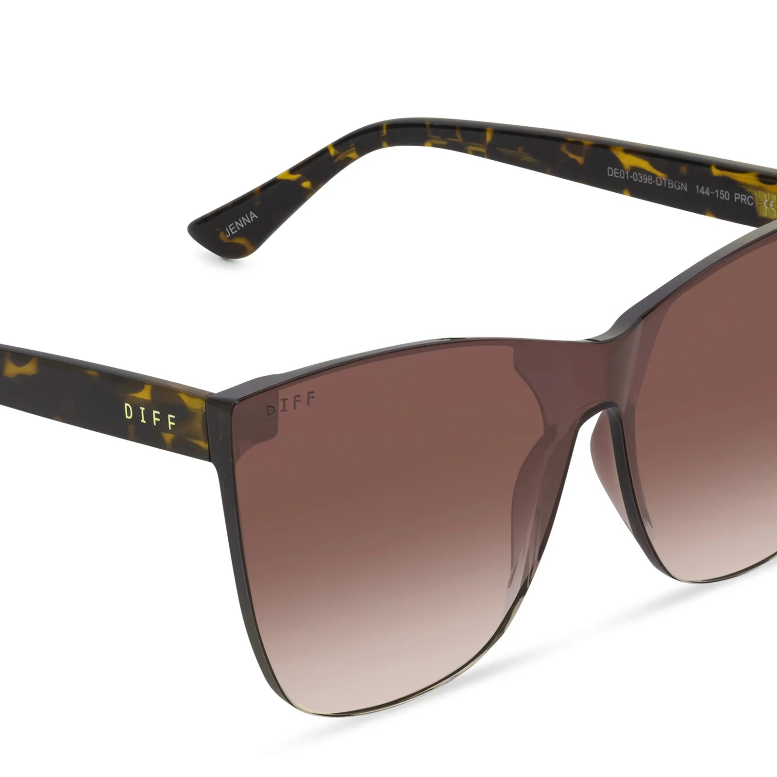 Diff Eyewear - Jenna Sunglasses - Dark Tortoise (Add-On)