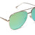 Diff Eyewear - Scarlett - Gold Turquoise Ice Mirror Sunglasses (Add-On)