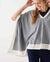 Mersea - Avalon Poncho - Fog/Sea Salt (Add-On)
