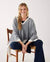 Mersea - Avalon Poncho - Fog/Sea Salt (Add-On)