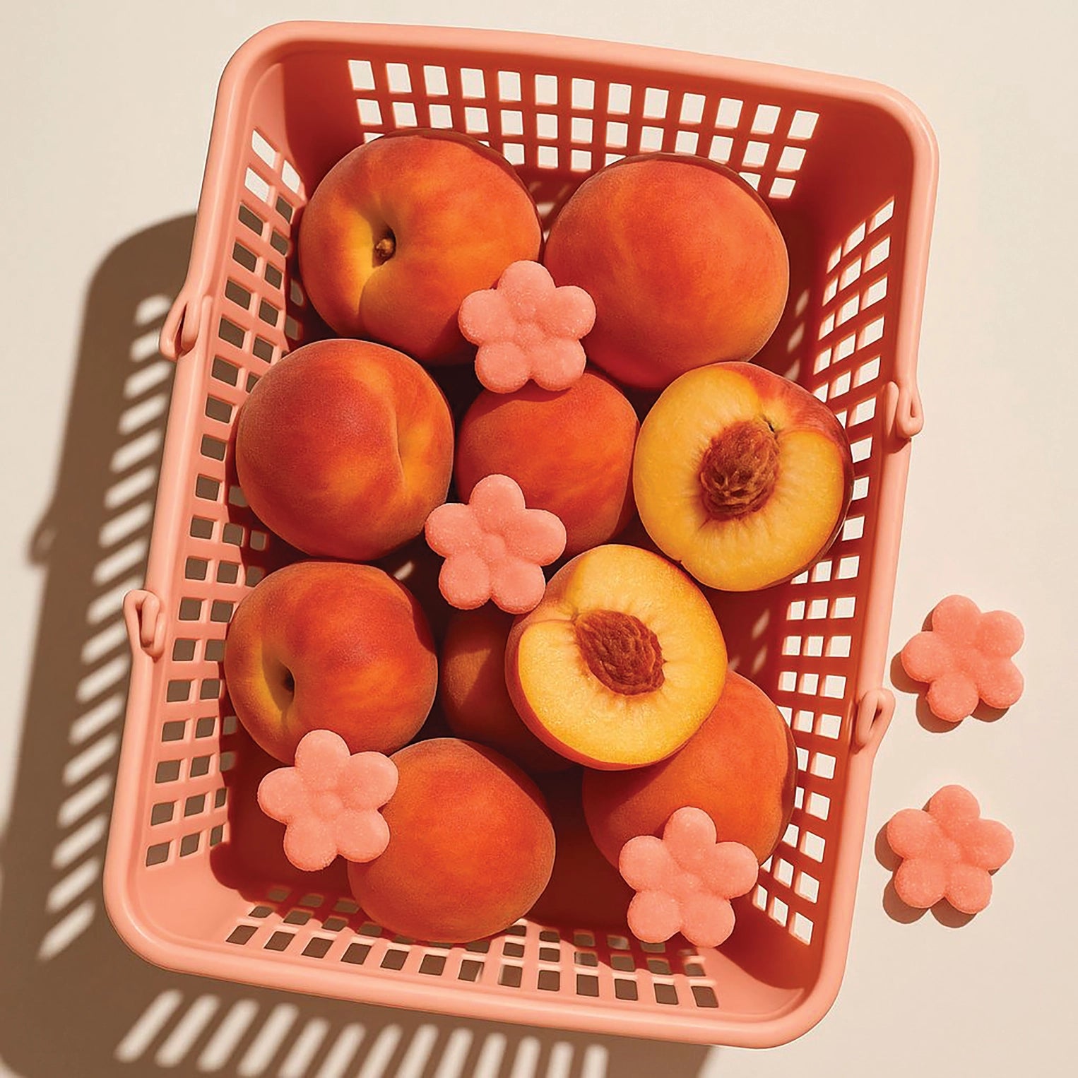 Glow Mood - Peach and Mint Exfoliating Sugar Scrubbies