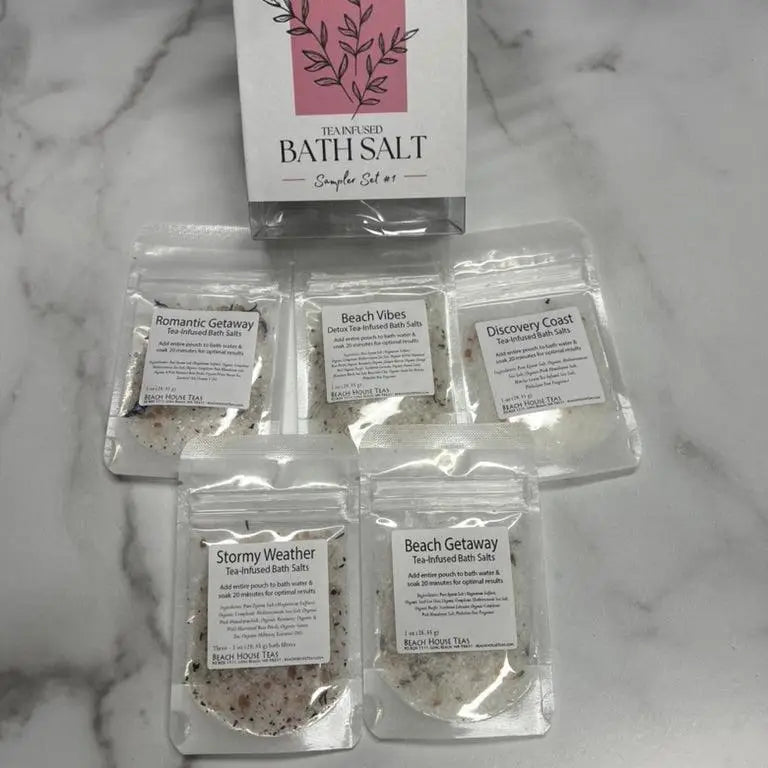 Beach House Teas - Bath Salt Sampler Set
