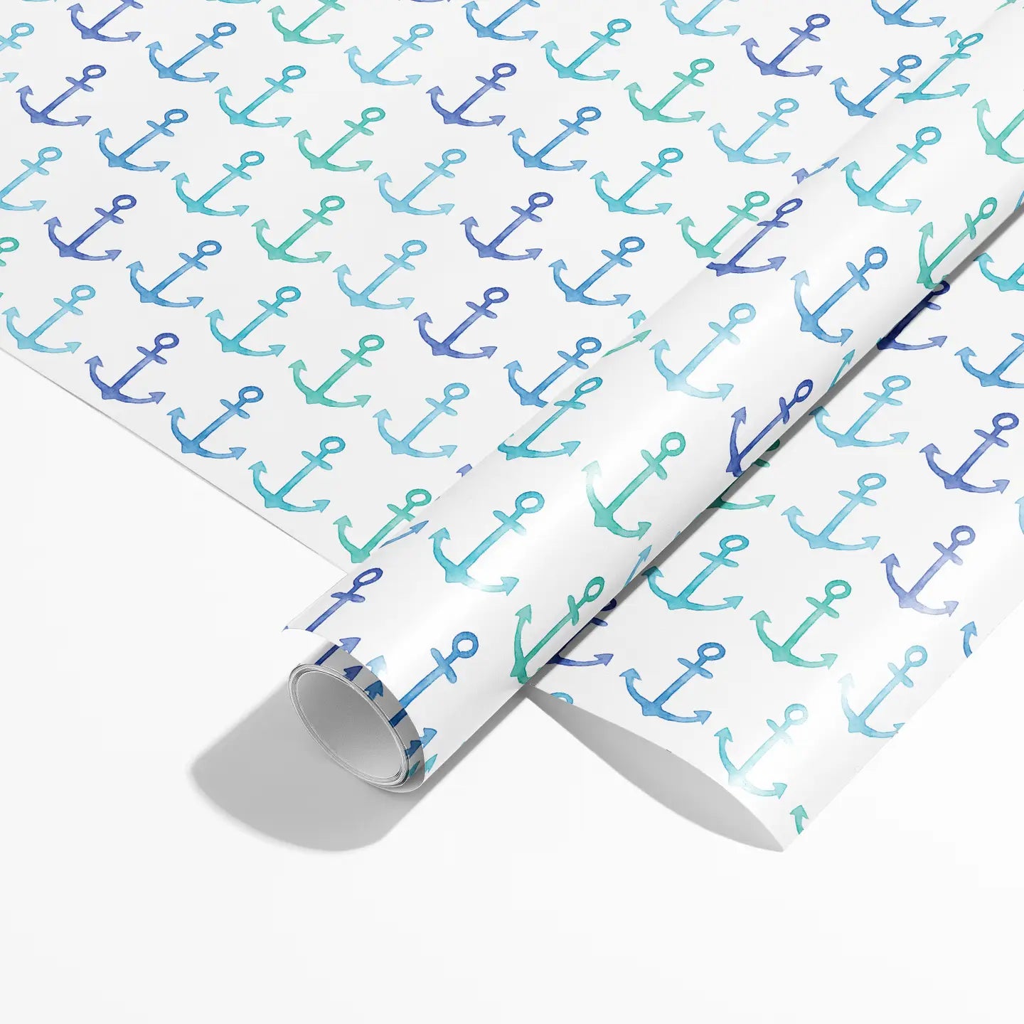 Gert & Co - Blue Anchors Gift Wrap