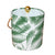 Clairebella - Palm Beach Chic Ice Bucket | Insulated Bucket | Wine Bucket - Palm Green