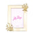 Lilly Pulitzer - Medium Picture Frame, Coral (Gold)