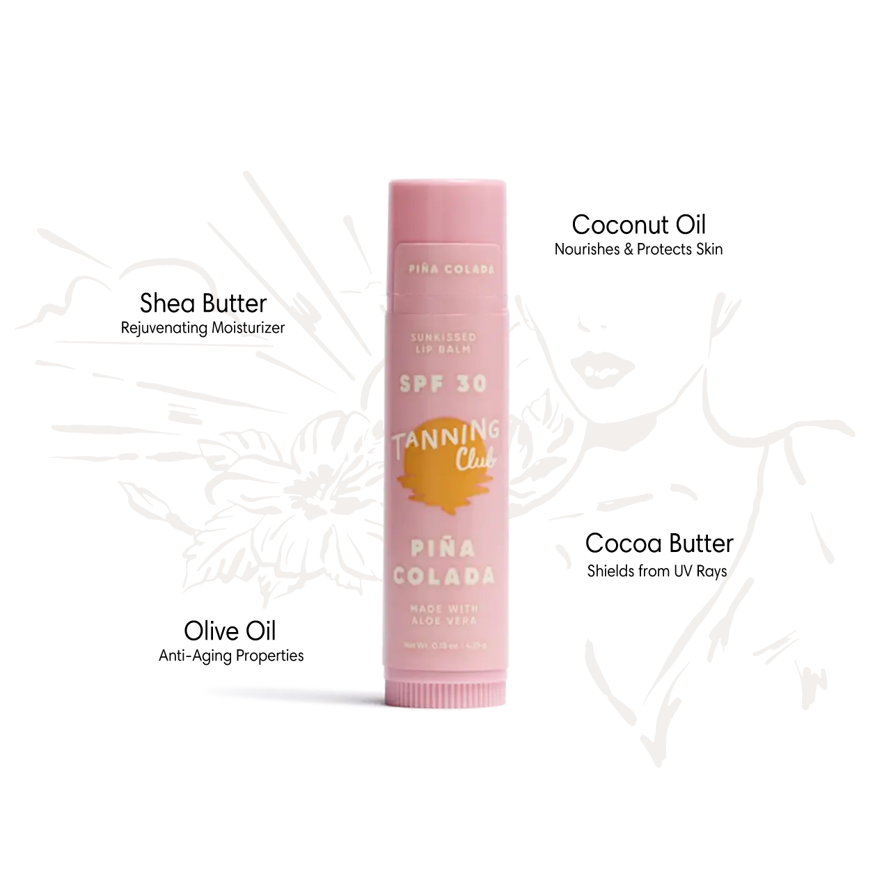 Tanning Club - Pina Colada Lip Balm