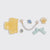 Kitsch - Kitschpop™ Cloud Clip 7pc Set Coastal Cottage - Butter Yellow
