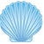 Shell Lip Balm - Blue