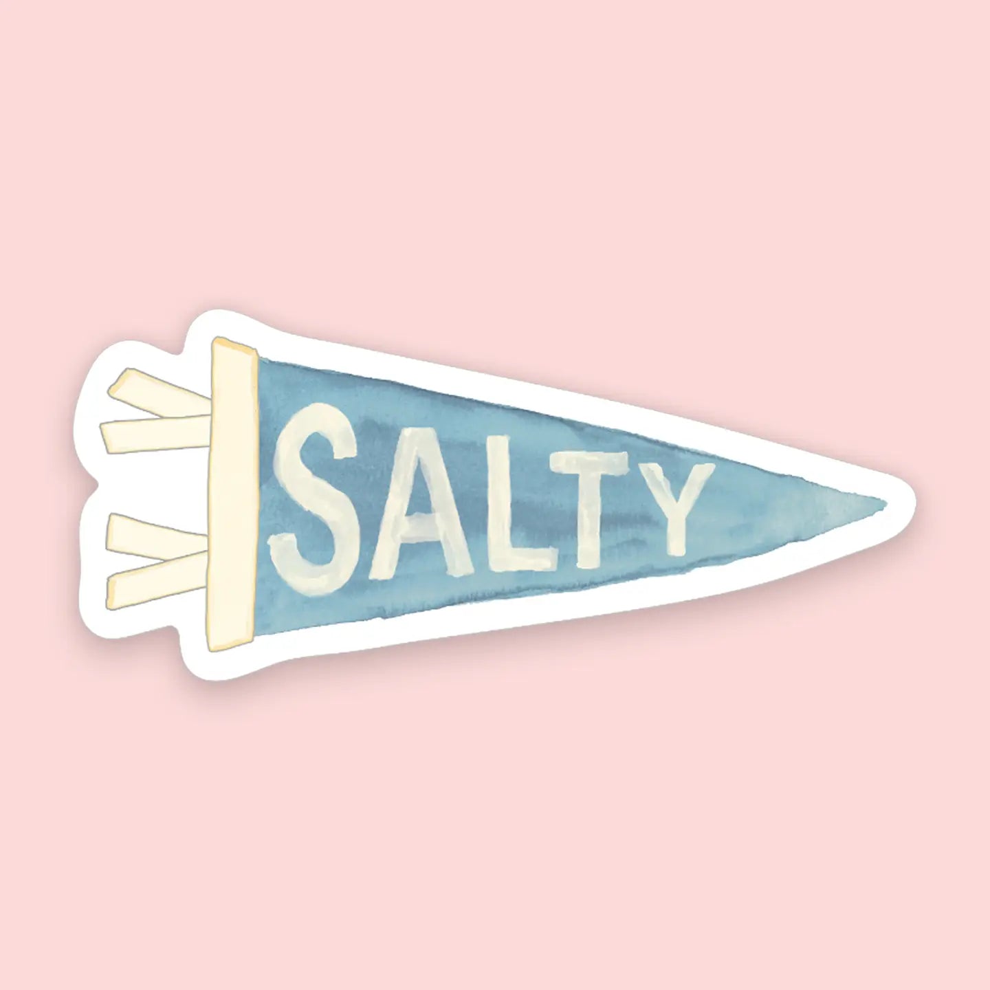 Gert & Co - Salty 3x1.3" Pennant Sticker