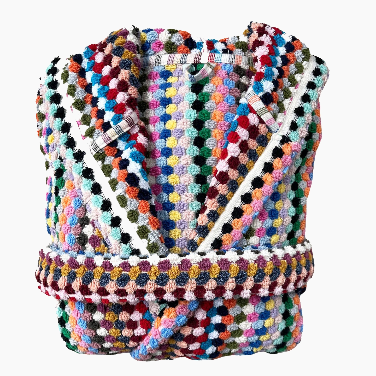 Kikoya - Pom Pom Bathrobe - Multi (Add-On)