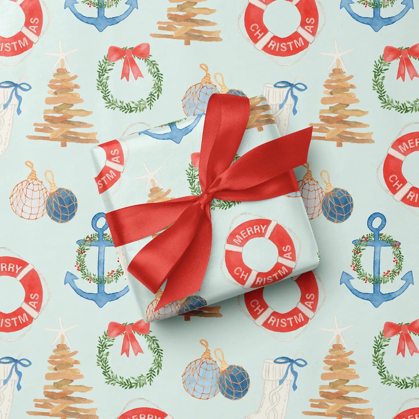 Gert & Co - Coastal Christmas Gift Wrap