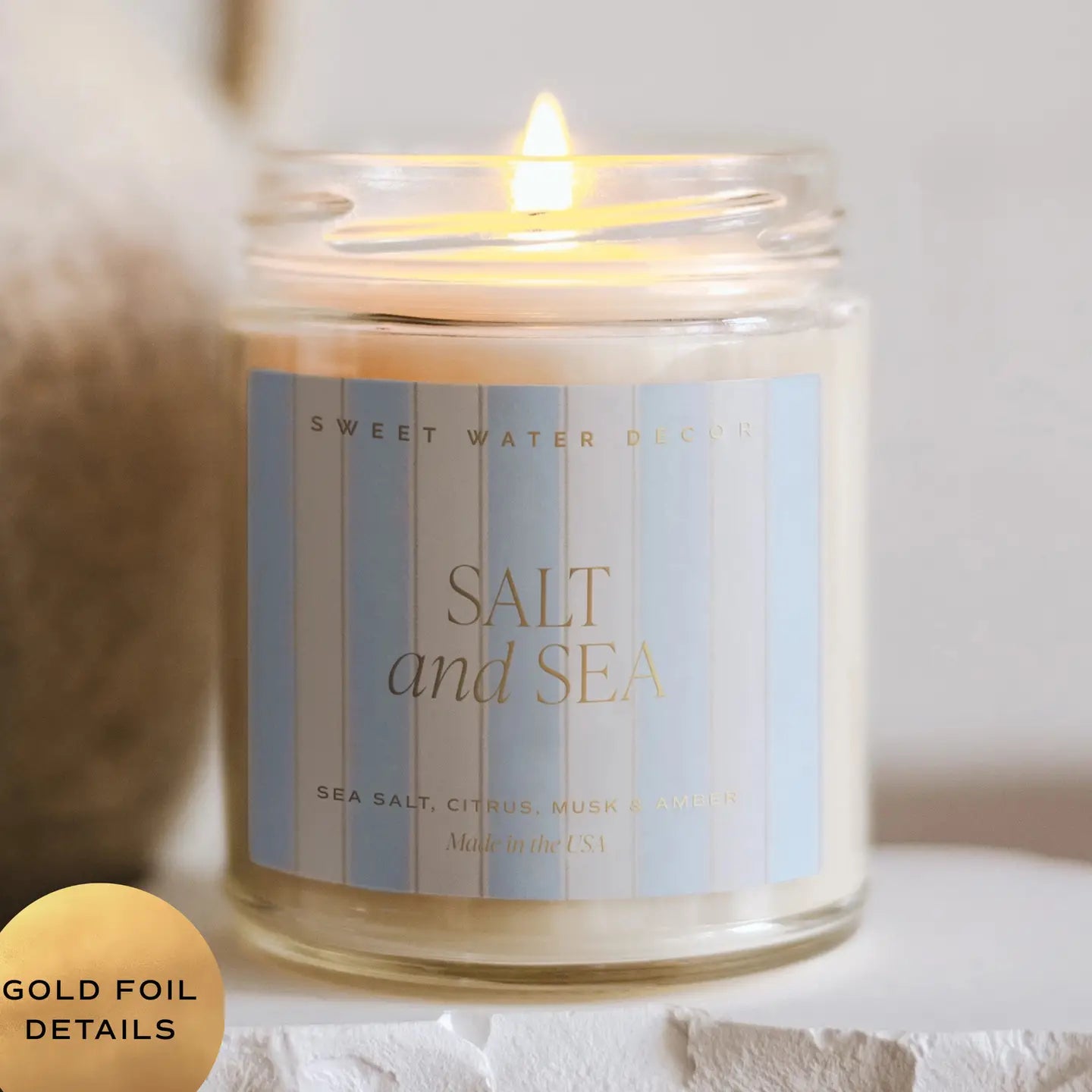 Sweet Water Decor - Salt and Sea 9 oz Soy Candle