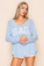 Soft Lightweight Beach Sweatshirt - Beach Sky