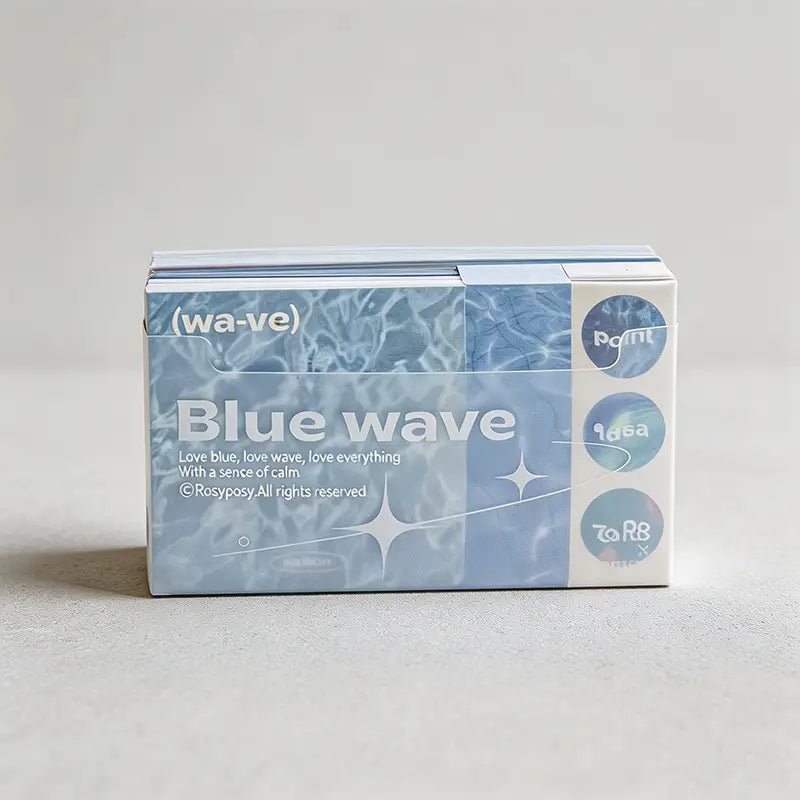 NoteMood - Blue Wave Memo Notes Set