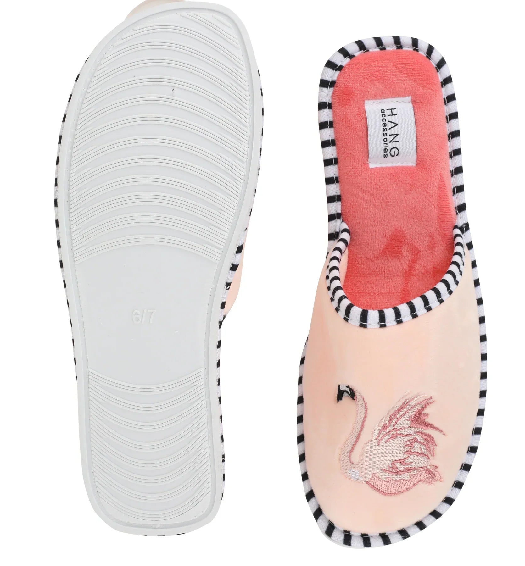 Hang Accessories - Foldable Travel Slippers - Flamingo